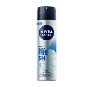 NIVEA MEN ULTRA FRESH ANTYPERSPIRANT W SPRAYU DLA MĘŻCZYZN 150ML