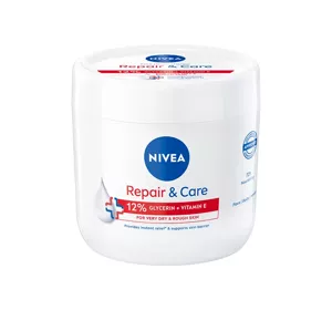 NIVEA REPAIR & CARE KREM NAWILŻAJĄCO-REGENERUJĄCY DO CIAŁA, TWARZY I DŁONI 400ML