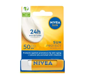 NIVEA SUN PROTECT SPF 50 PIELĘGNUJĄCA POMADKA DO UST 4,8G