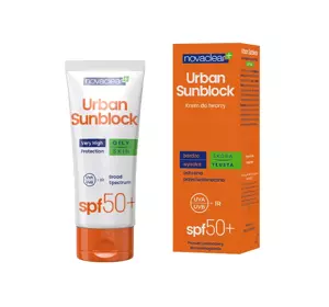 NOVACLEAR URBAN SUNBLOCK OCHRONNY KREM DO TWARZY SPF50+ DLA SKÓRY TŁUSTEJ 40ML