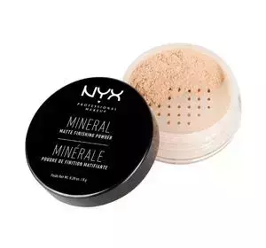 NYX PROFESSIONAL MAKEUP MINERAL MATTE PUDER WYKAŃCZAJĄCY SYPKI 01 8 G