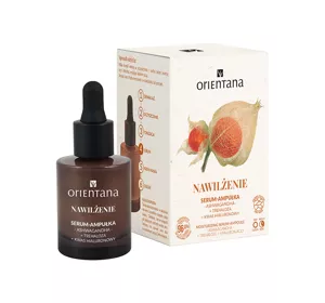 Orientana ampułka serum nawilżające Ashwagandha Trehaloza Kwas hialuronowy 30ml