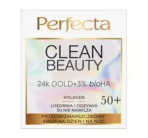 PERFECTA CLEAN BEAUTY PRZECIWZMARSZCZKOWY KREM NA DZIEŃ I NA NOC 50+ 50ML