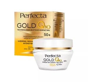 PERFECTA GOLD Q10 PRZECIWZMARSZCZKOWY KREM NA DZIEŃ I NA NOC 50+ 50ML