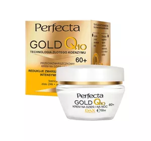 PERFECTA GOLD Q10 PRZECIWZMARSZCZKOWY KREM NA DZIEŃ I NA NOC 60+ 50ML