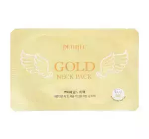 PETITFEE GOLD NECK PACK MASKA NA SZYJĘ I DEKOLT 10G