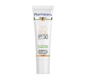 Pharmaceris F Matt Mineral Correction SPF30 mineralny dermo fluid matujący 20 natural 30ml