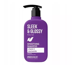 Prosalon Professional Sleek & Glossy wygładzający szampon do włosów 375ml