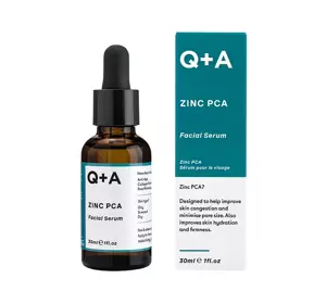 Q+A REGENERUJĄCE SERUM DO TWARZY Z CYNKIEM PCA 30ML