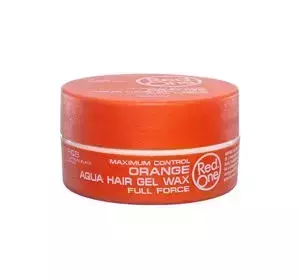 RED ONE MAXIMUM CONTROL ORANGE AQUA HAIR GEL WAX FULL FORCE WOSK DO STYLIZACJI WŁOSÓW 150ML