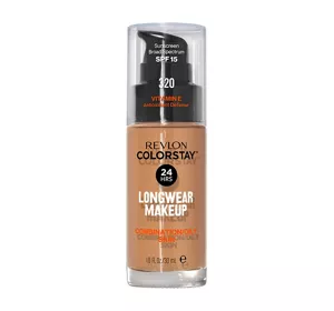 REVLON COLORSTAY PODKŁAD Z WITAMINĄ E DO CERY TŁUSTEJ 320 TRUE BEIGE 30ML