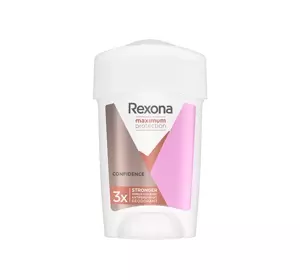 REXONA MAXIMUM PROTECTION ANTYPERSPIRANT W KREMIE DLA KOBIET CONFIDENCE 45ML