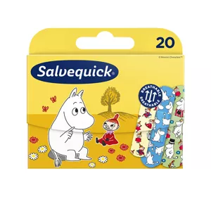 SALVEQUICK MOOMIN PLASTRY OPATRUNKOWE DLA DZIECI 20 SZTUK