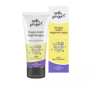 SELFIE PROJECT KOJĄCY KREM REGENERUJĄCY DO SKÓRY TRĄDZIKOWEJ, TŁUSTEJ I MIESZANEJ 50ML