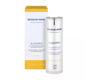 SENSUM MARE ALGOPRO C AKTYWNIE DZIAŁAJĄCE ROZJAŚNIAJĄCE SERUM ANTYOKSYDACYJNE Z WITAMINĄ C 10% 30ML