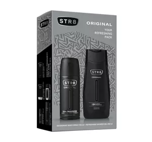 STR8 ORIGINAL DEZODORANT SPRAY 150ML + ŻEL 250ML