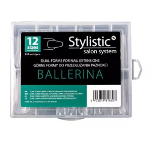 STYLISTIC DUAL FORM FORMY DO PRZEDŁUŻANIA PAZNOKCI BALLERINA 120 SZTUK