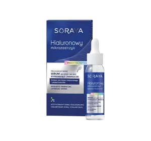 Soraya Hialuronowy Mikrozastrzyk progresywne serum na dzień i na noc wypełniające zmarszczki 30 ml