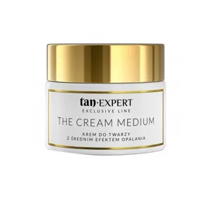 TANEXPERT EXCLUSIVE LINE THE CREAM MEDIUM KREM DO TWARZY Z ŚREDNIM EFEKTEM OPALANIA 50G