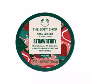 THE BODY SHOP STRAWBERRY WEGAŃSKI JOGURT DO CIAŁA 200ML