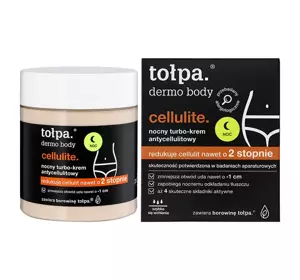 TOŁPA DERMO BODY CELLULITE NOCNY TURBO-KREM ANTYCELLULITOWY 250ML