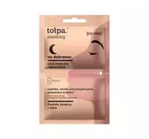 TOŁPA MASKING NA DOBRANOC REGENERUJĄCA MASECZKA DO TWARZY NA NOC 2X5ML