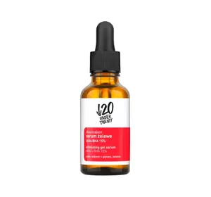 UNDER TWENTY ANTI ACNE ACTIVE SERUM ŻELOWE AHA + BHA 15% 30ML