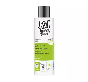 UNDER TWENTY ANTI ACNE CLEANSE OCZYSZCZAJĄCY TONIK ANTYBAKTERYJNY DO MYCIA TWARZY 200ML