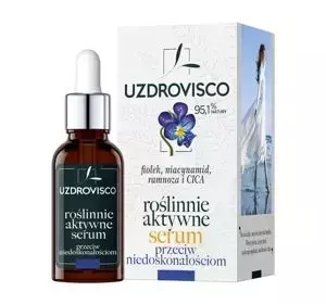 UZDROVISCO FIOŁEK TRÓJBARWNY ROŚLINNIE AKTYWNE SERUM PRZECIW NIEDOSKONAŁOŚCIOM 30ML