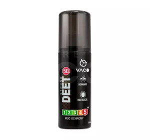 VACO STRONG SPRAY NA KOMARY KLESZCZE MESZKI DEET50% 80ML