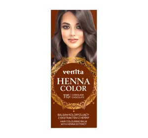 VENITA HENNA COLOR BALSAM KOLORYZUJĄCY Z EKSTRAKTEM Z HENNY 115 CZEKOLADA 75ML