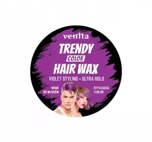 VENITA TRENDY COLOR HAIR WAX WOSK KOLORYZUJĄCO - STYLIZUJĄCY DO WŁOSÓW VIOLET 75G