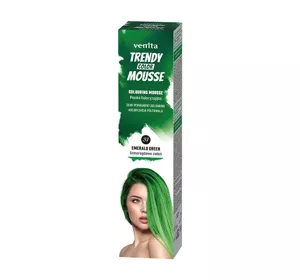 VENITA TRENDY COLOR MOUSSE PIANKA KOLORYZUJĄCA 37 EMERALD GREEN 75ML