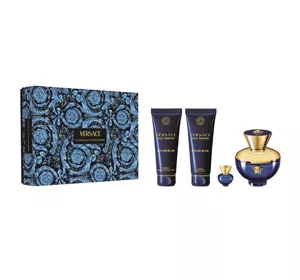 Versace Dylan Blue Pour Femme woda perfumowana spray 100ml + 5ml + balsam 100ml + żel 100ml