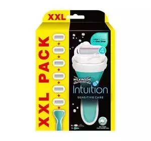 WILKINSON SWORD INTUITION SENSITIVE CARE XXL PACK MASZYNKA DO GOLENIA UCHWYT + 6 WKŁADÓW