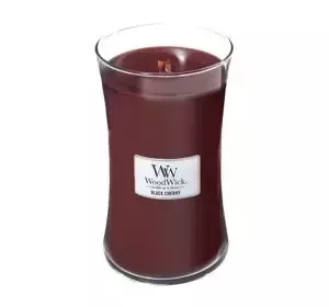 WOODWICK LARGE JAR CANDLE ŚWIECA ZAPACHOWA BLACK CHERRY 610G