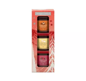 YANKEE CANDLE BRIGHT LIGHTS ZESTAW 3 MINI ŚWIEC