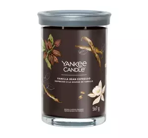 YANKEE CANDLE SIGNATURE ŚWIECA ZAPACHOWA TUMBLER VANILLA BEAN ESPRESSO 567G