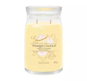 YANKEE CANDLE SIGNATURE ŚWIECA ZAPACHOWA VANILLA CUPCAKE 567G