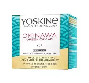 YOSKINE OKINAWA GREEN CAVIAR 70+ KREM GŁĘBOKO ODBUDOWUJĄCY 50ML