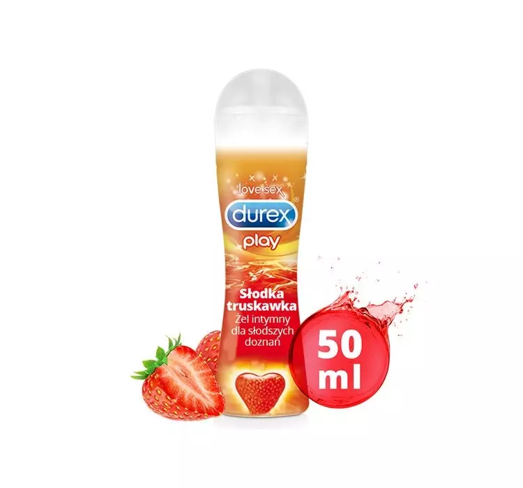 Durex Strawberry żel Intymny 50ml Ezebrapl 8239