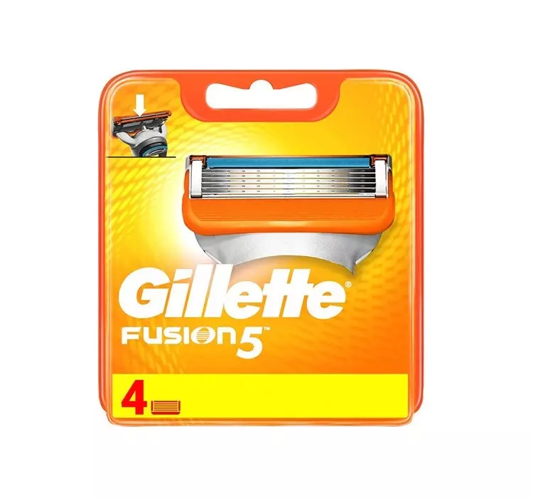 gillette fusion 5 ostrzy wkłady do maszynki 4 szt - ezebra.pl