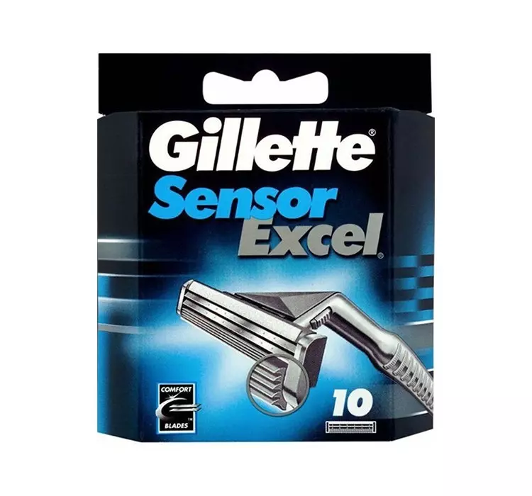 gillette sensor excel ostrza wkłady do maszynki 10 sztuk - ezebra.pl