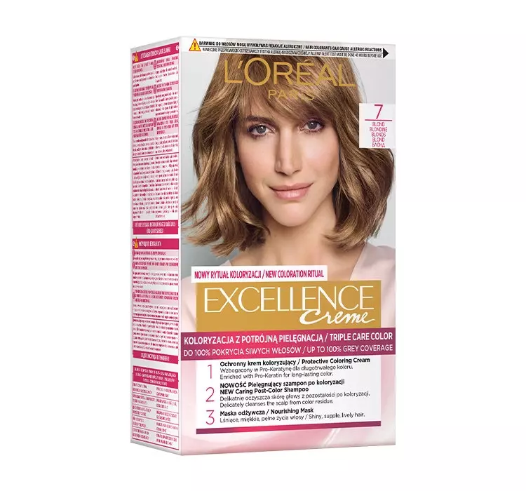 loreal excellence creme 7 blond - ezebra.pl