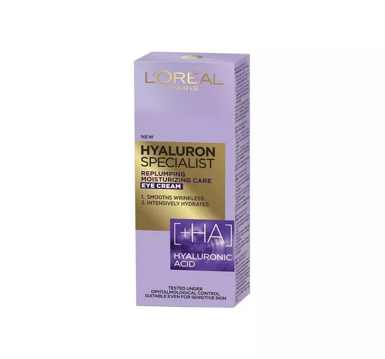 loreal hyaluron specialist przeciwzmarszczkowy krem pod oczy 15ml