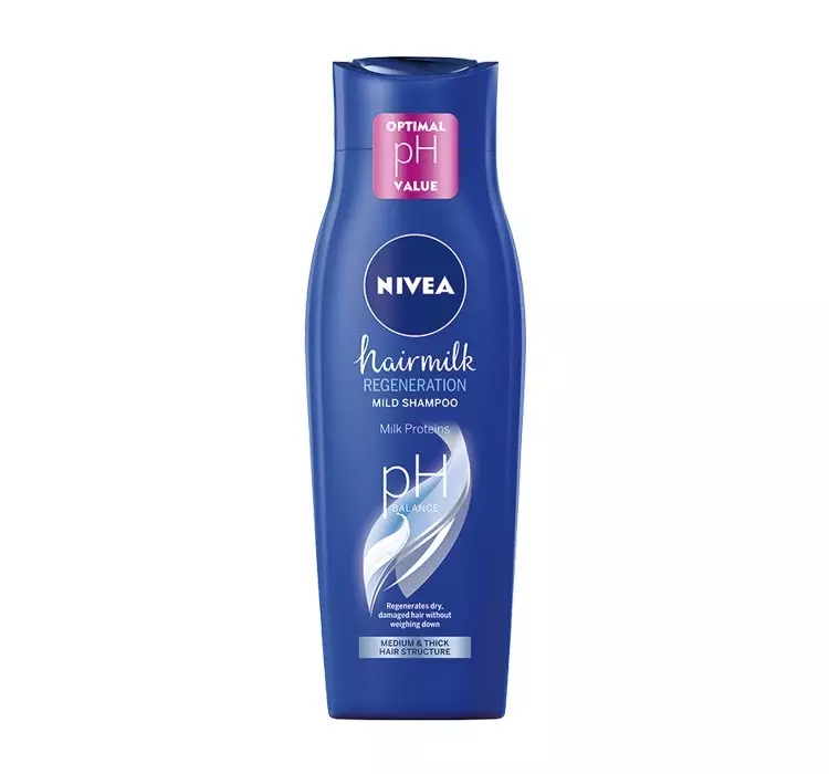 nivea hairmilk care shampoo mleczny szampon do włosów 250ml - ezebra.pl