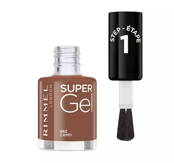 RIMMEL SUPER GEL LAKIER ŻELOWY DO PAZNOKCI 052 CAMO 12ML