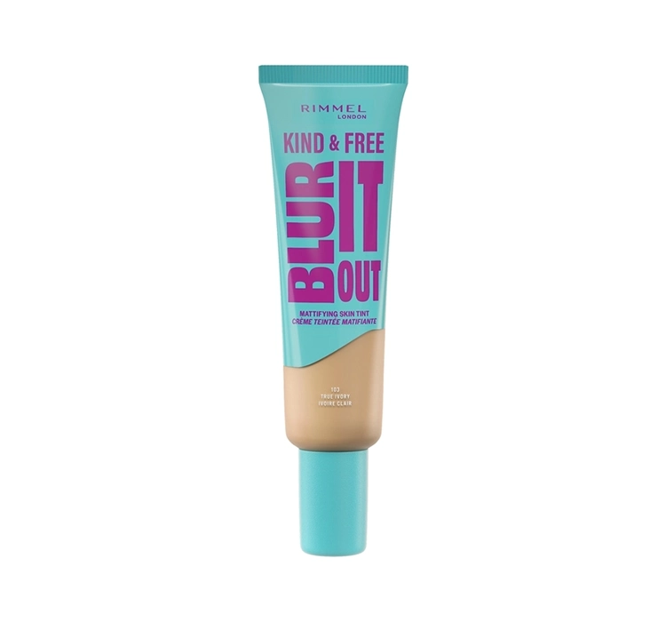 Rimmel Kind & Free Blur It Out lekki podkład matujący 103 True Ivory 30ml