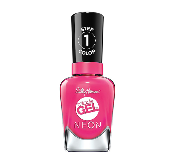 Sally Hansen Miracle Gel neonowy lakier do paznokci 050 Fuchsia Fever 14,7ml