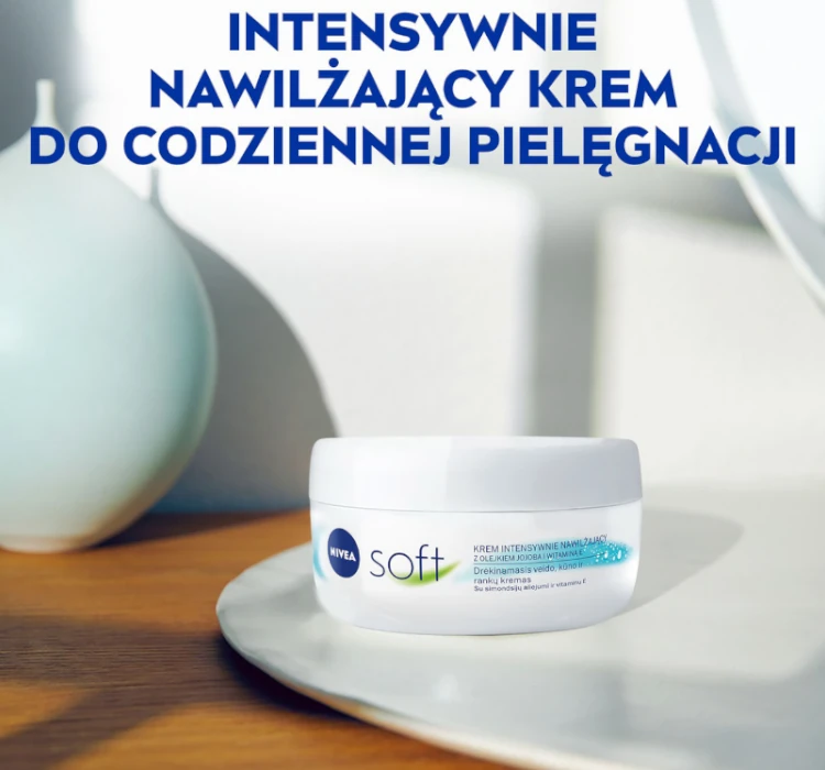 NIVEA SOFT KREM DO TWARZY INTENSYWNIE NAWILŻAJĄCY 200ML